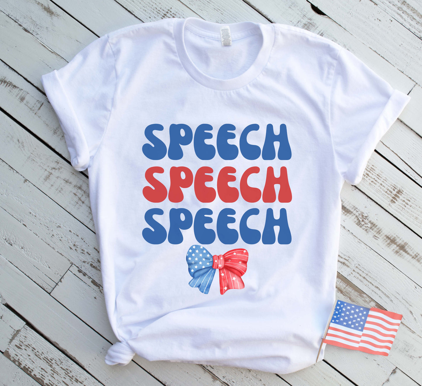 4th of July slp shirt
