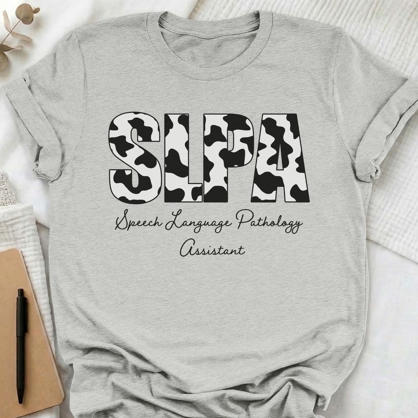Cow print SLPA t-shirt