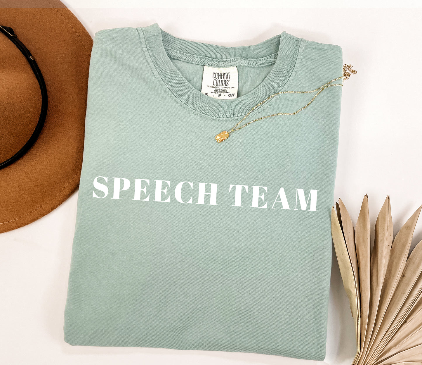 speech team heavyweight t-shirt