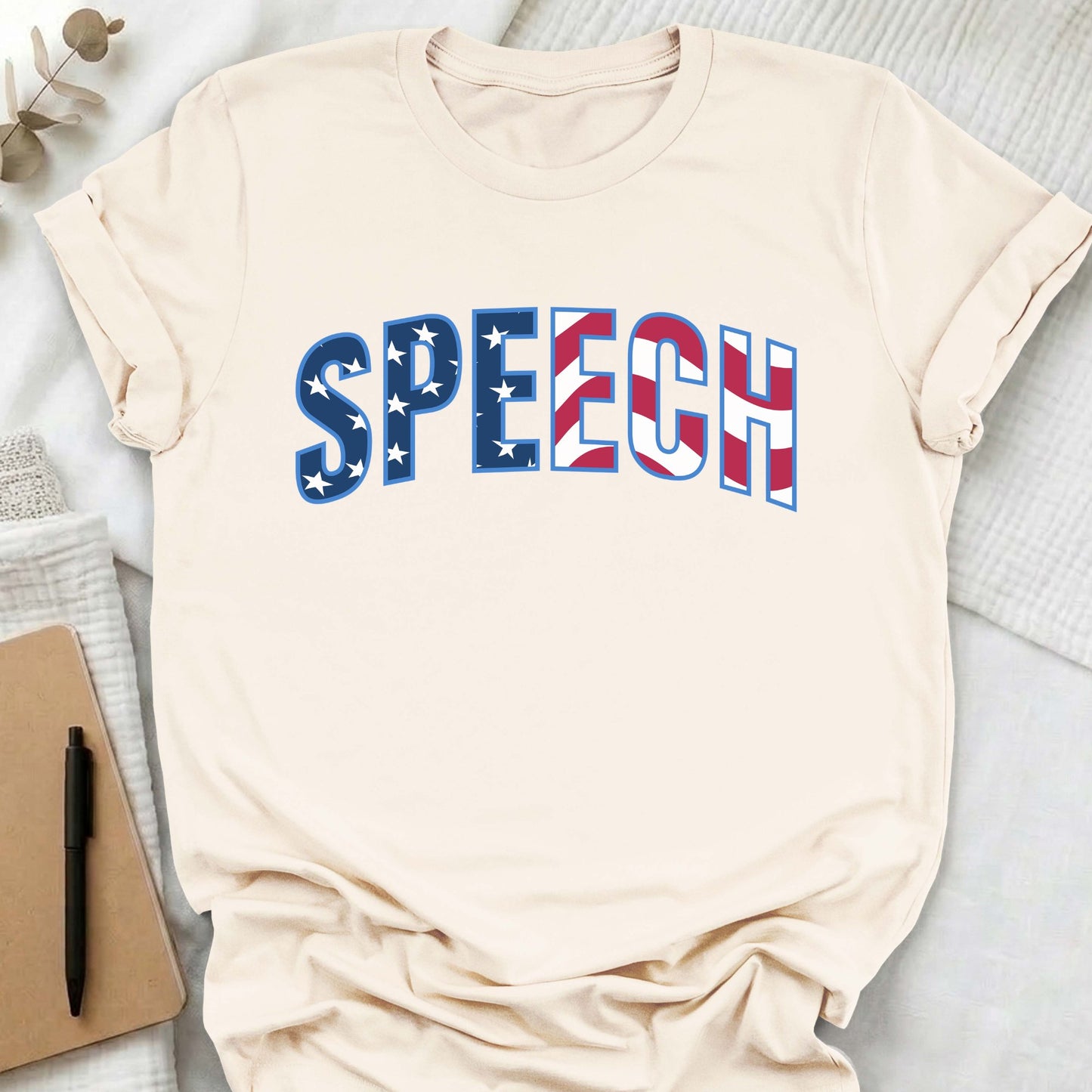 SLP USA flag t-shirt