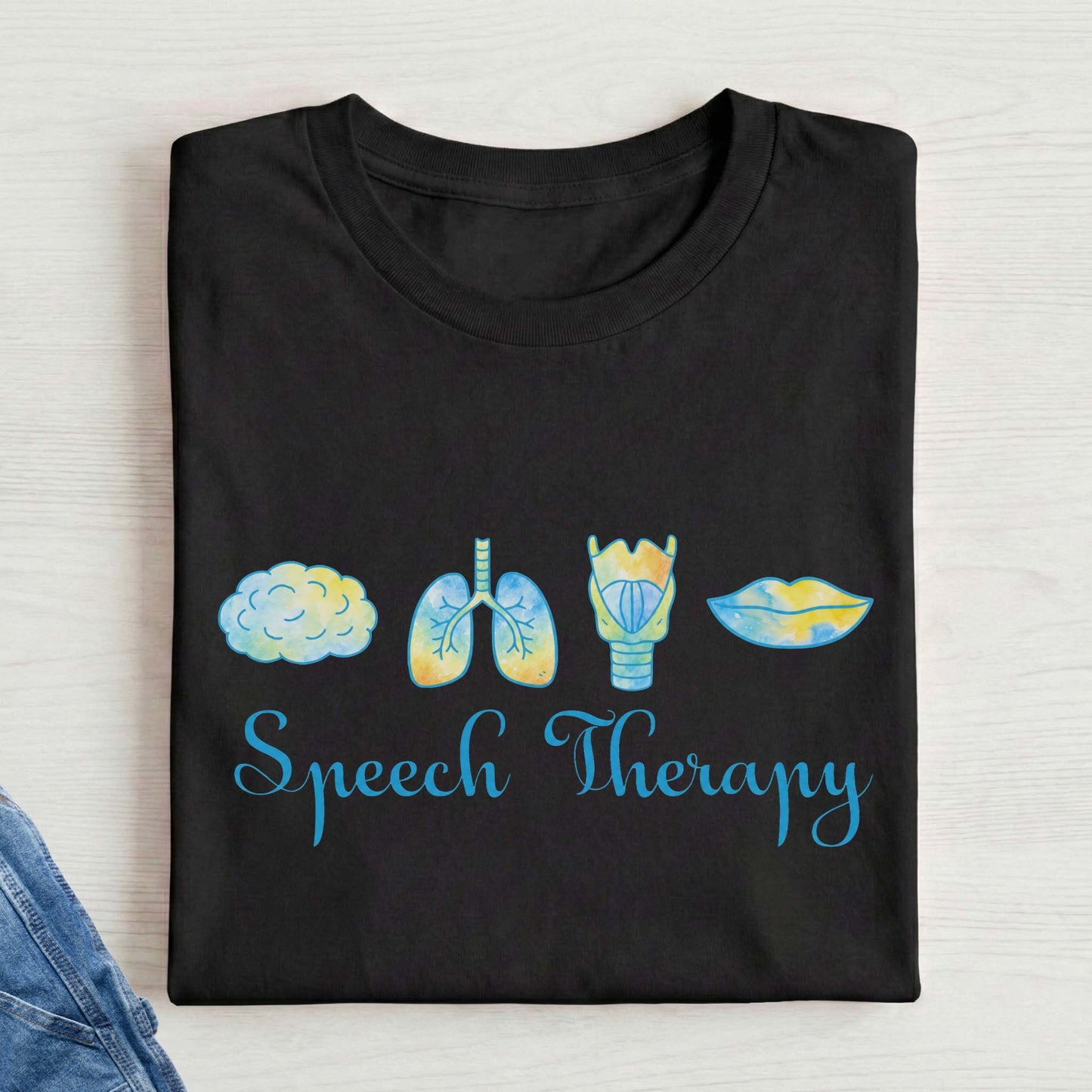 SLP watercolor Summer t-shirt