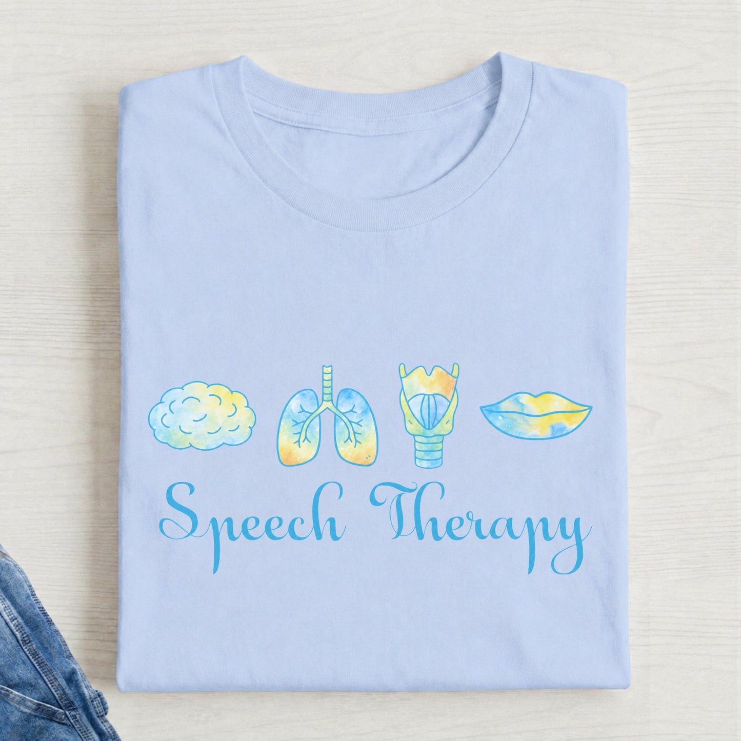 SLP watercolor Summer t-shirt