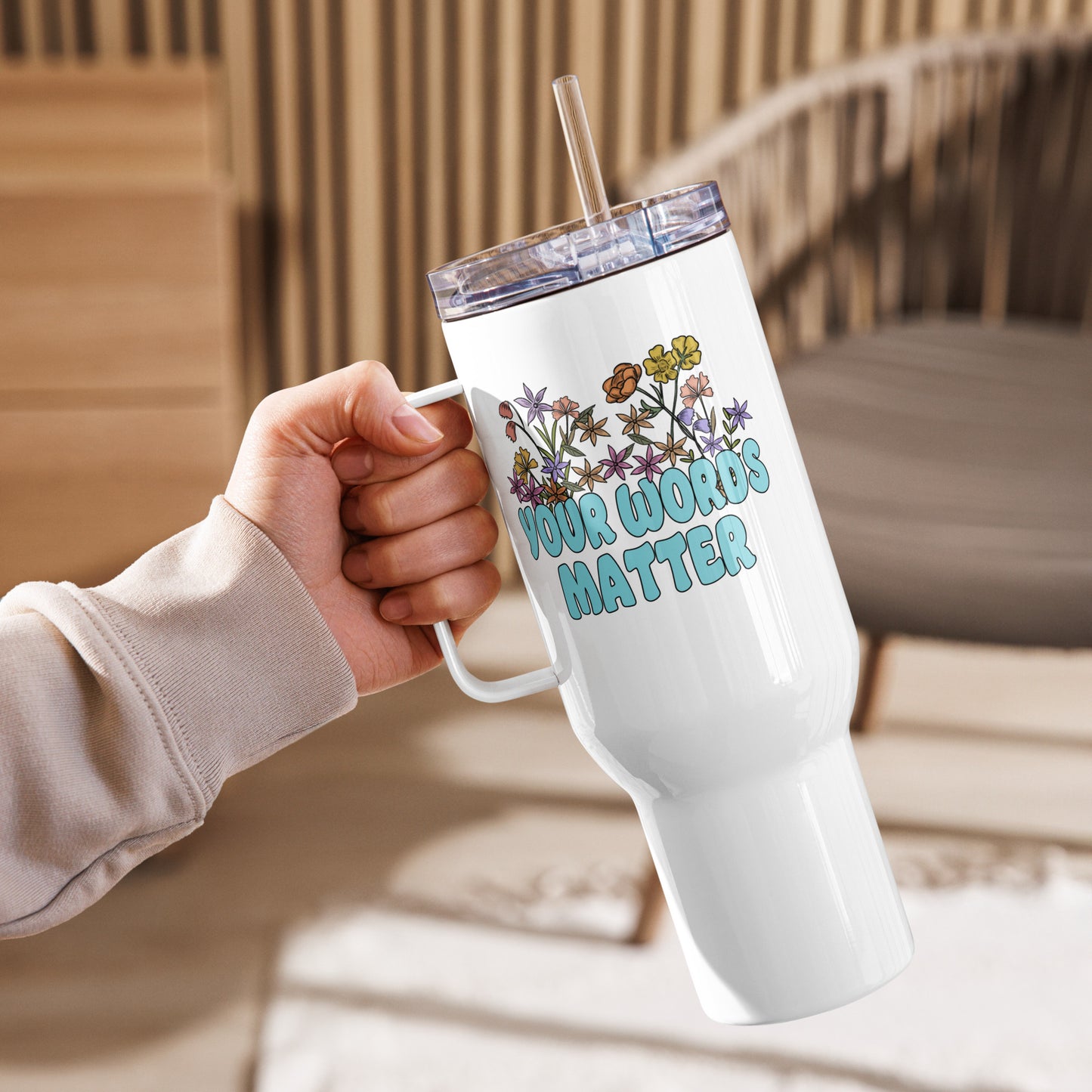 SLP gift travel mug