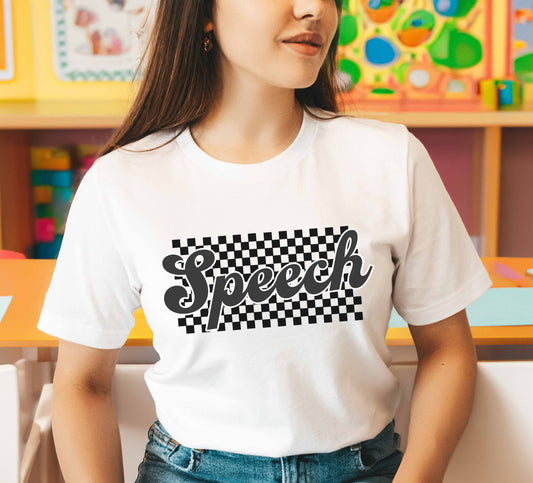 retro speech shirt