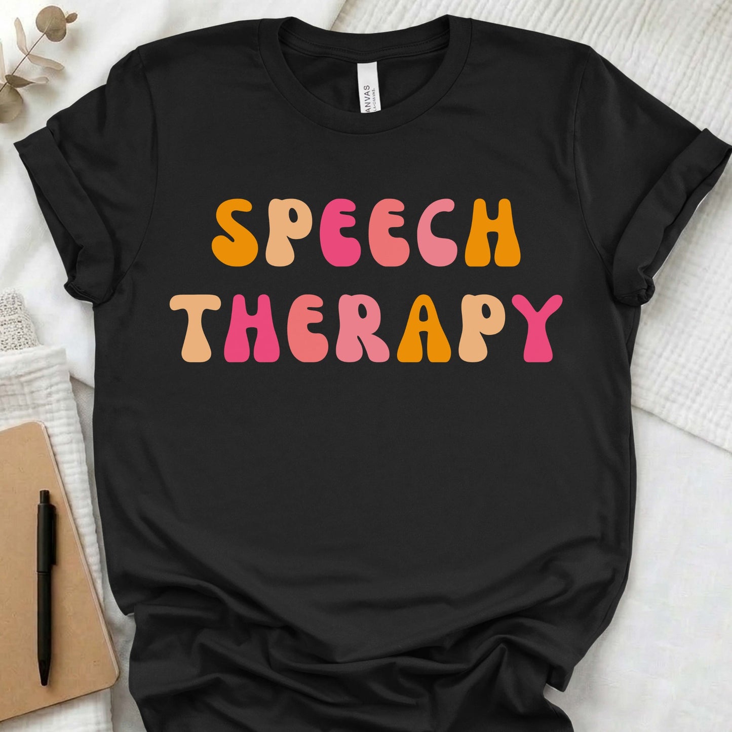 Colorful speech therapy shirt