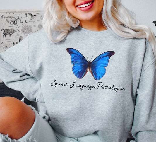 butterfly Speech Therapy Sweatshirt
