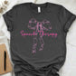 pink bow speech therapy shirt