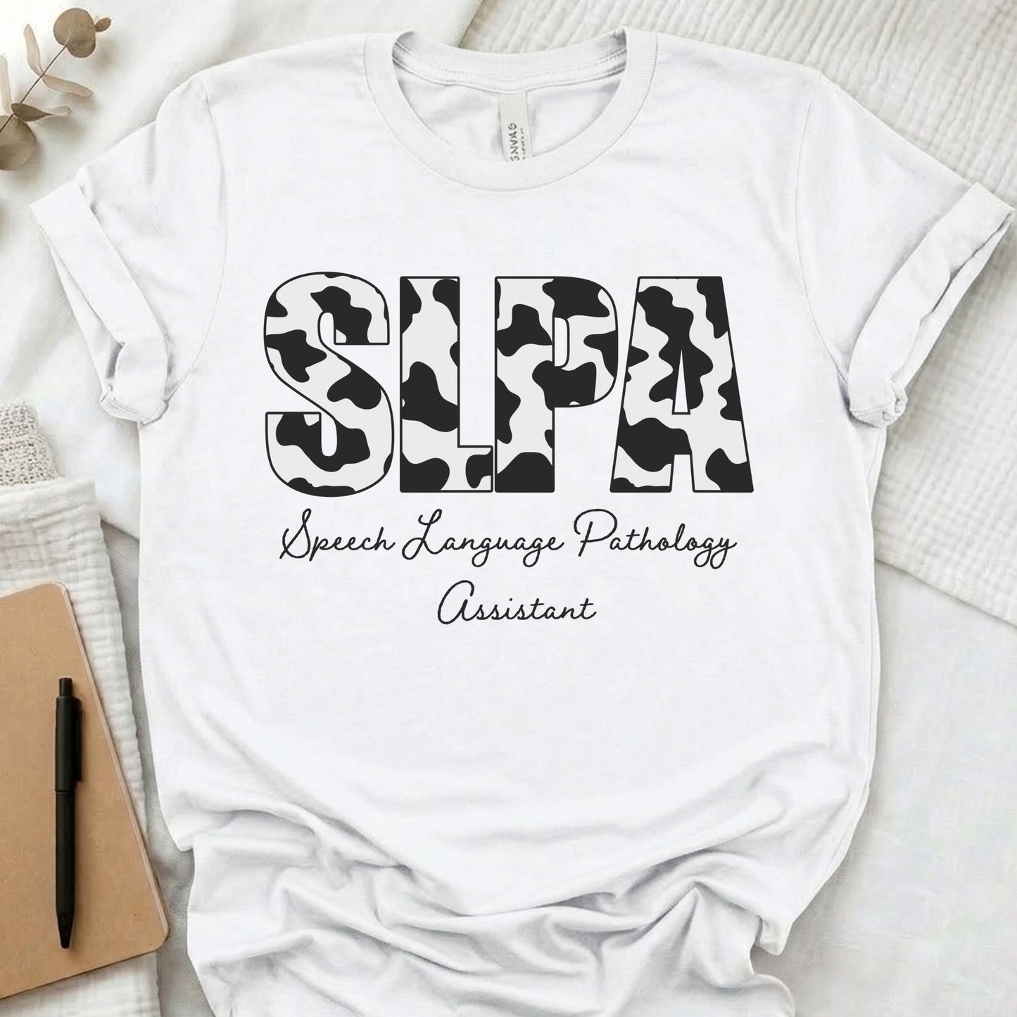 Cow print SLPA t-shirt
