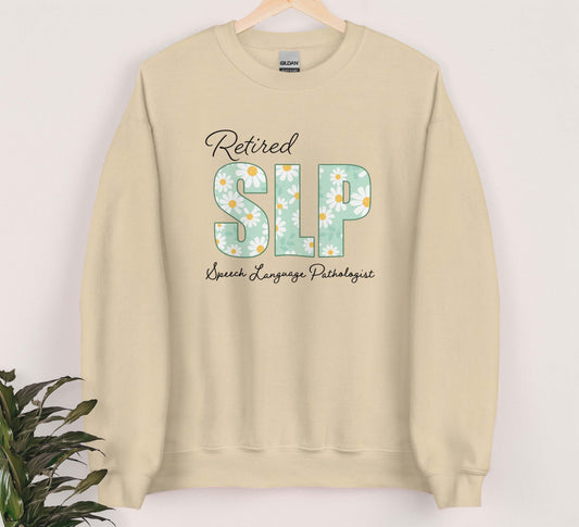 Retired Floral Speech Therapy Sweatshirt