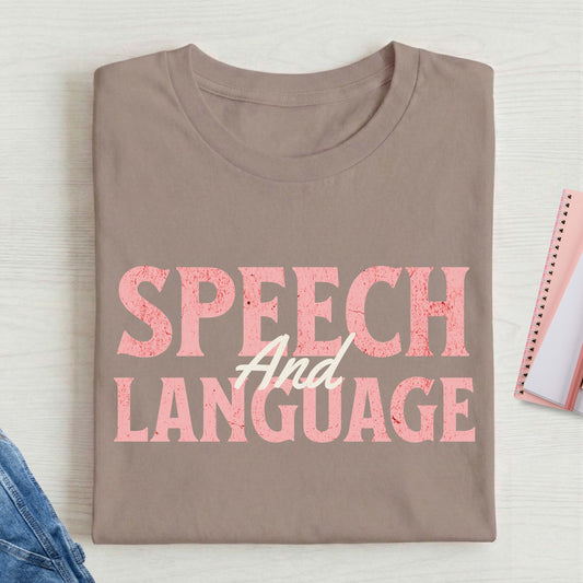 Speech Language t-shirt