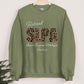 Retired leopard speech therapy Sweatshirt