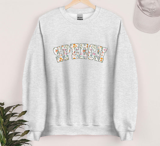 Floral Speech Sweatshirt