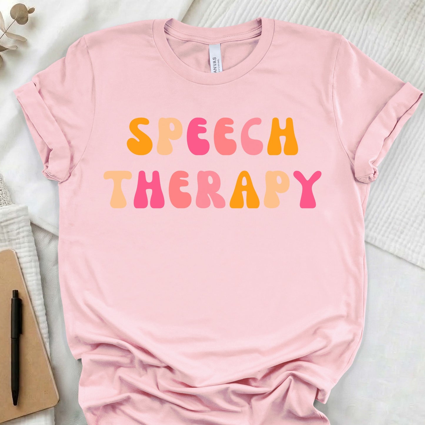 Colorful speech therapy shirt