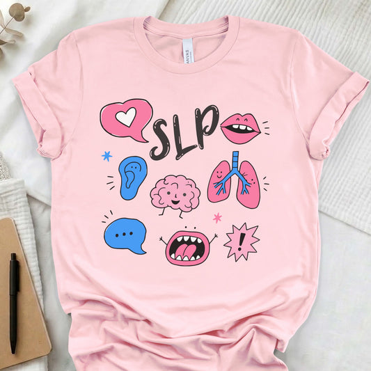 SLP doodle shirt
