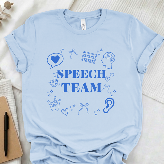 Speech Language Pathologist Team doodle
