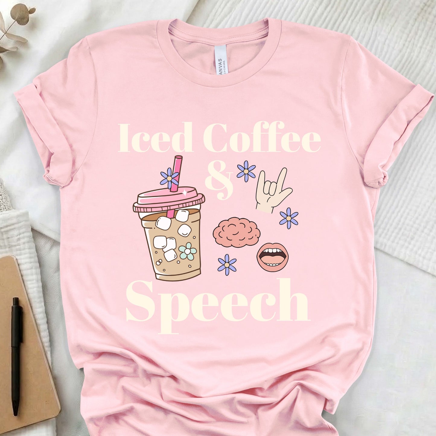 Iced Coffee Speech shirt