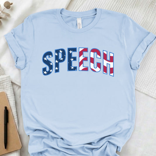 SLP USA flag t-shirt
