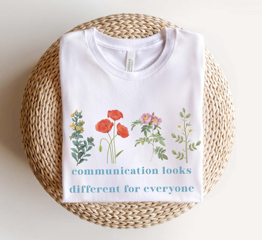 communication slp t-shirt