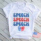 4th of July slp shirt