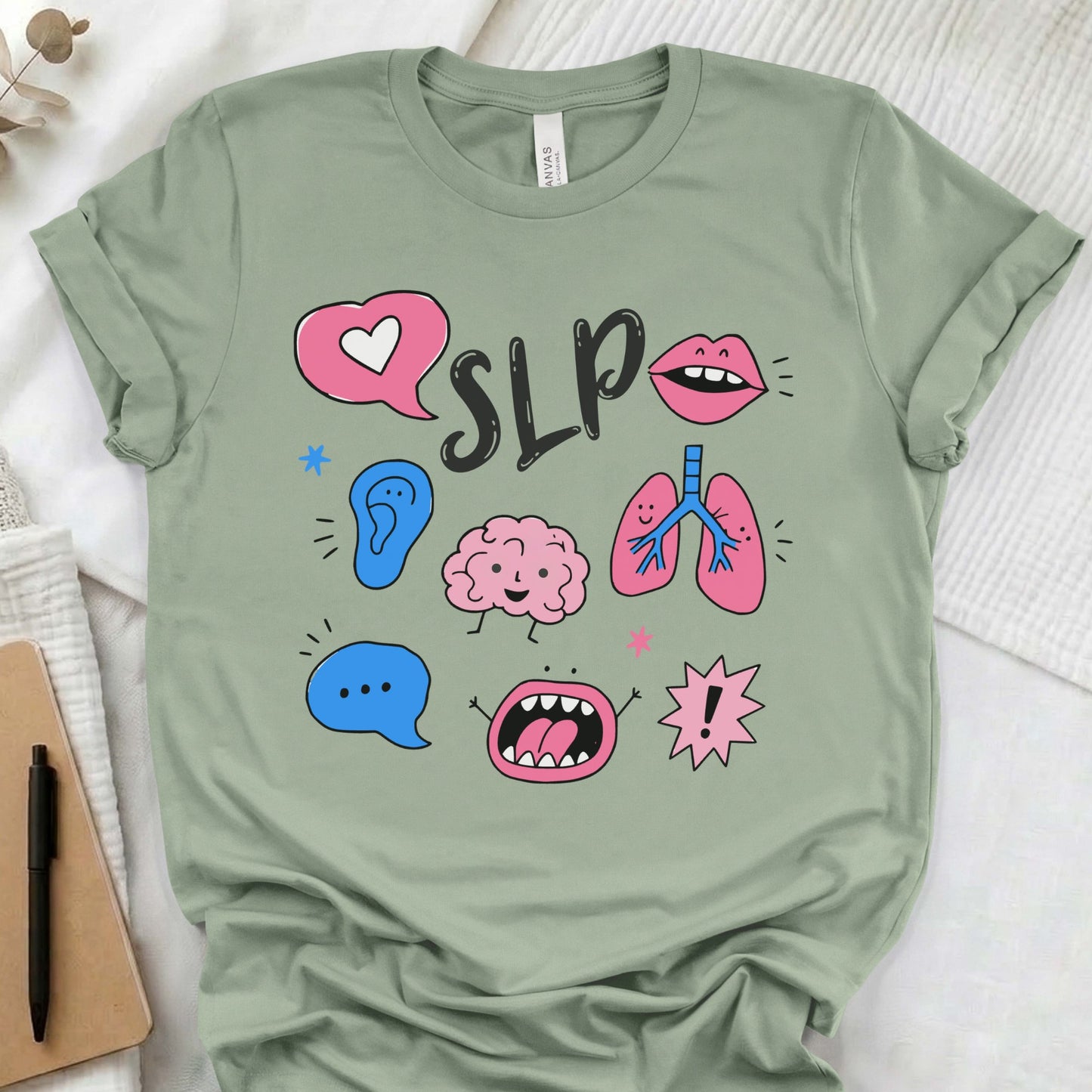 SLP doodle shirt