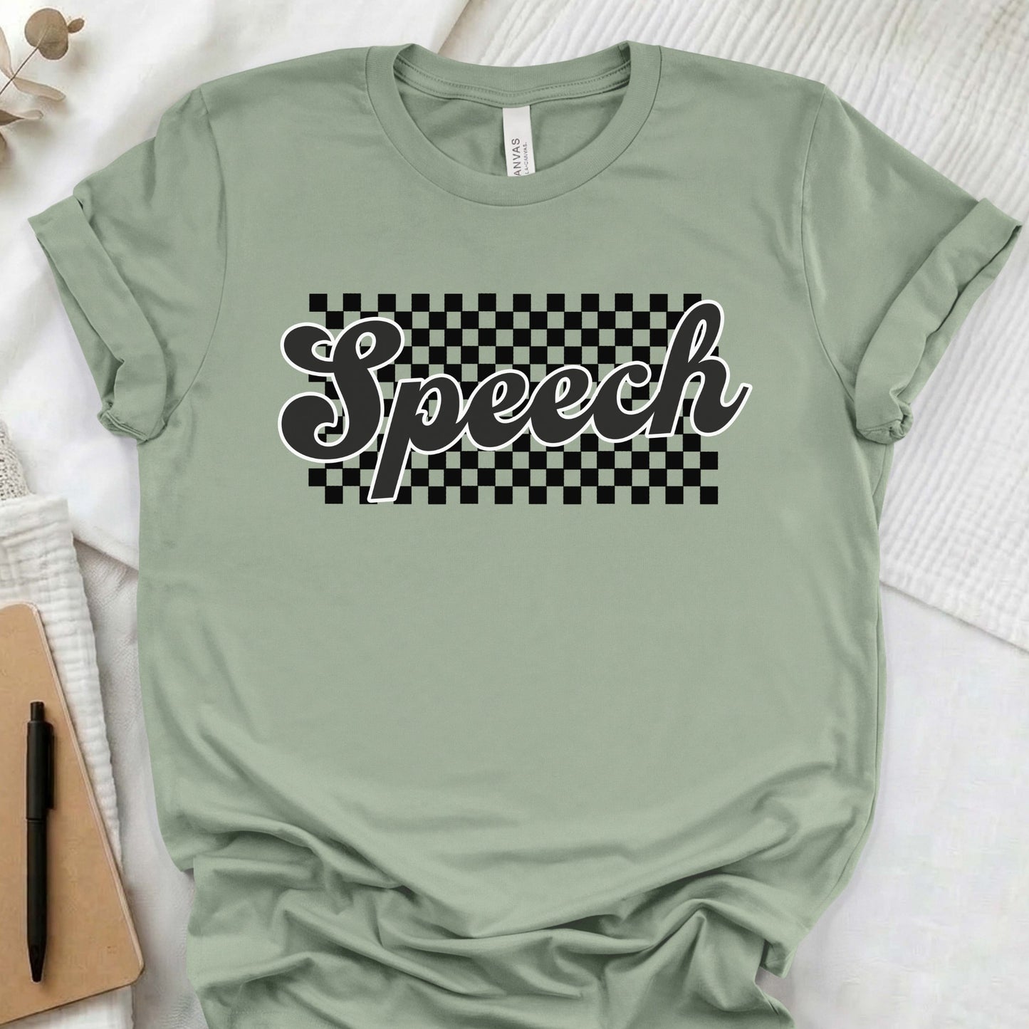 retro speech shirt