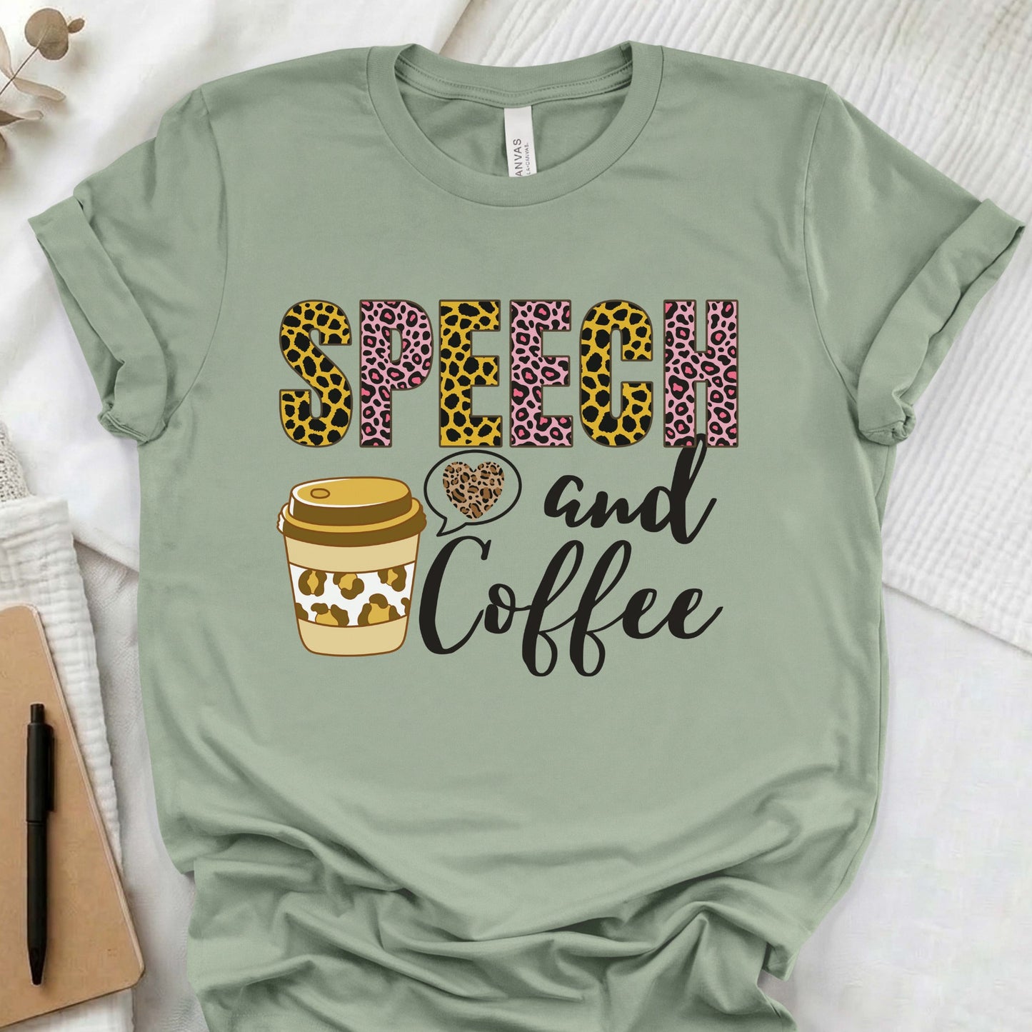 Speech coffee shirt