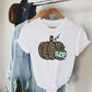 Fall leopard pumpkin slp shirt