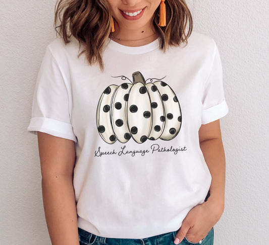 Fall pumpkin SLP shirt