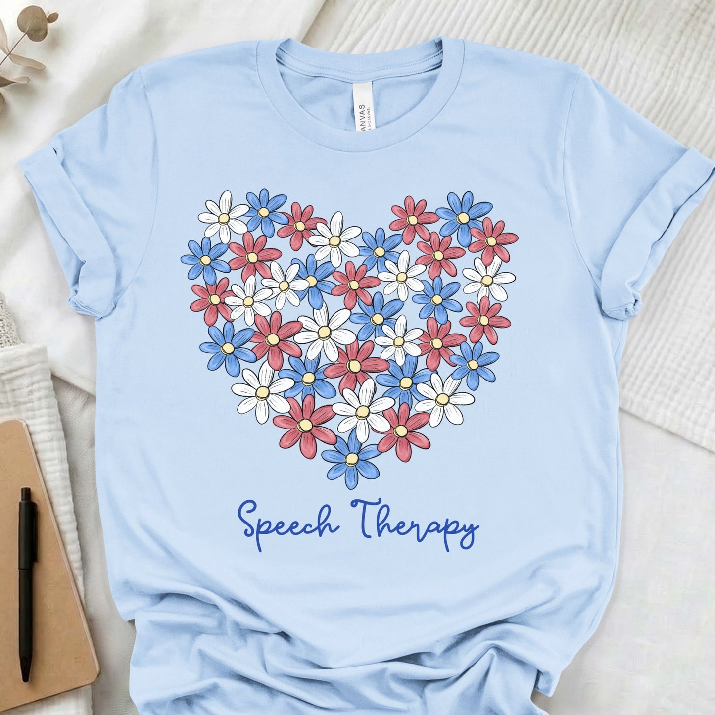 SLP 4th Of July heart Shirt