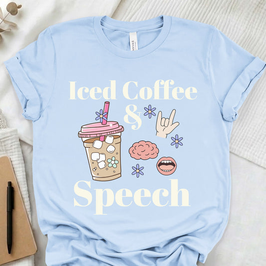 Iced Coffee Speech shirt