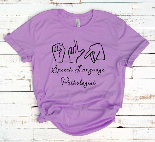 hand SLP shirt