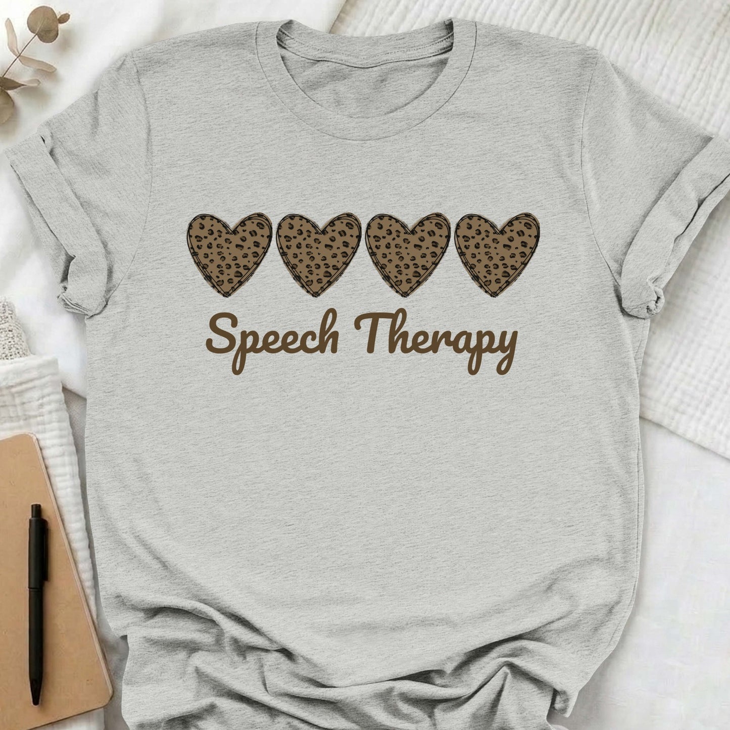 SLP leopard heart t-shirt