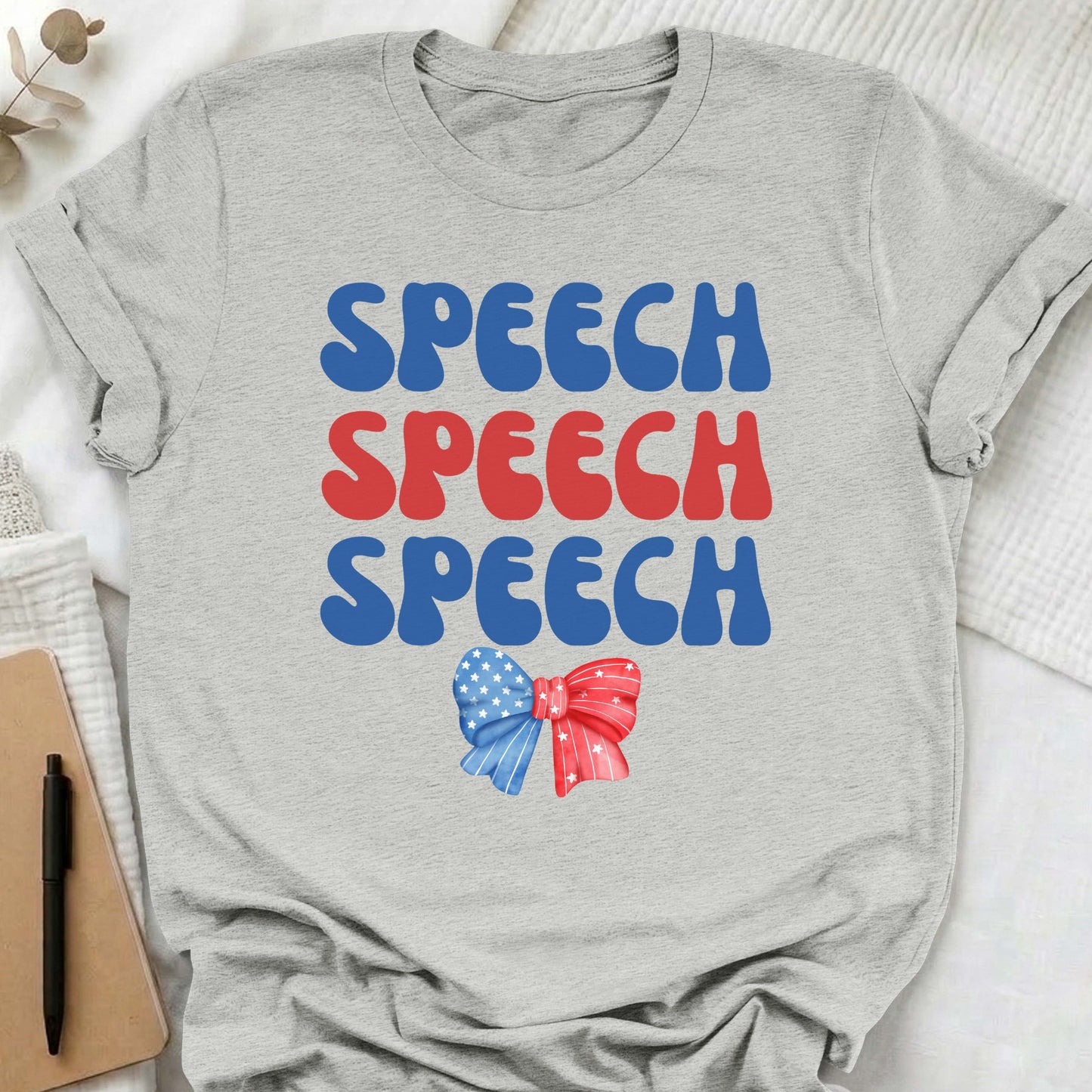 4th of July slp shirt