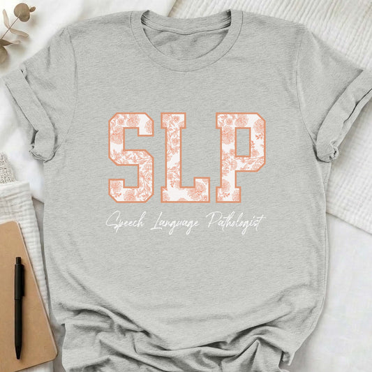 SLP floral pattern t-shirt