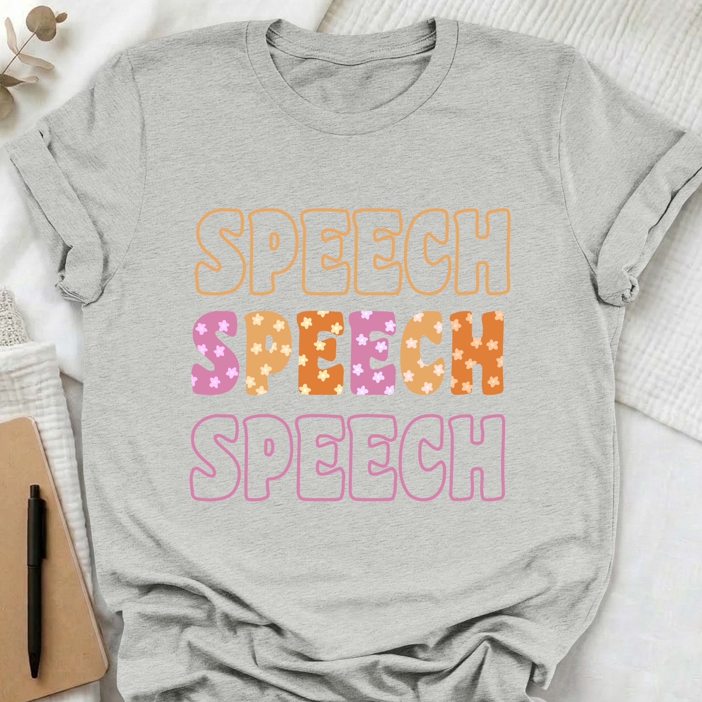 Retro daisy Speech Therapy Shirt