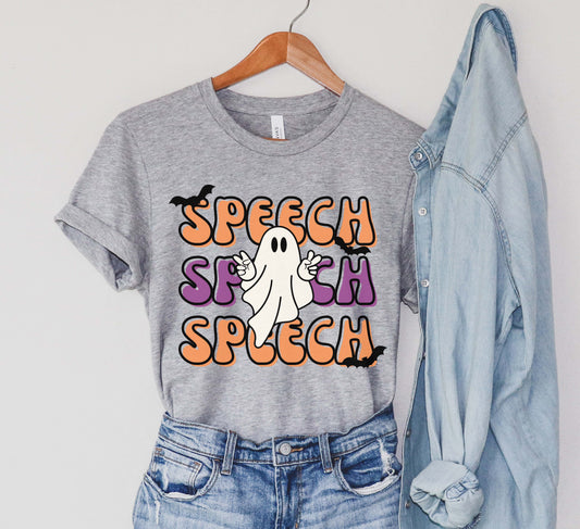 Retro Halloween slp shirt