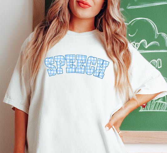 speech plaid shirt