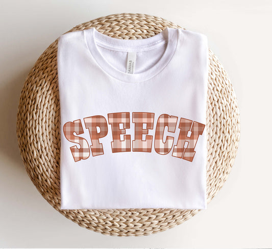 Speech t-shirt
