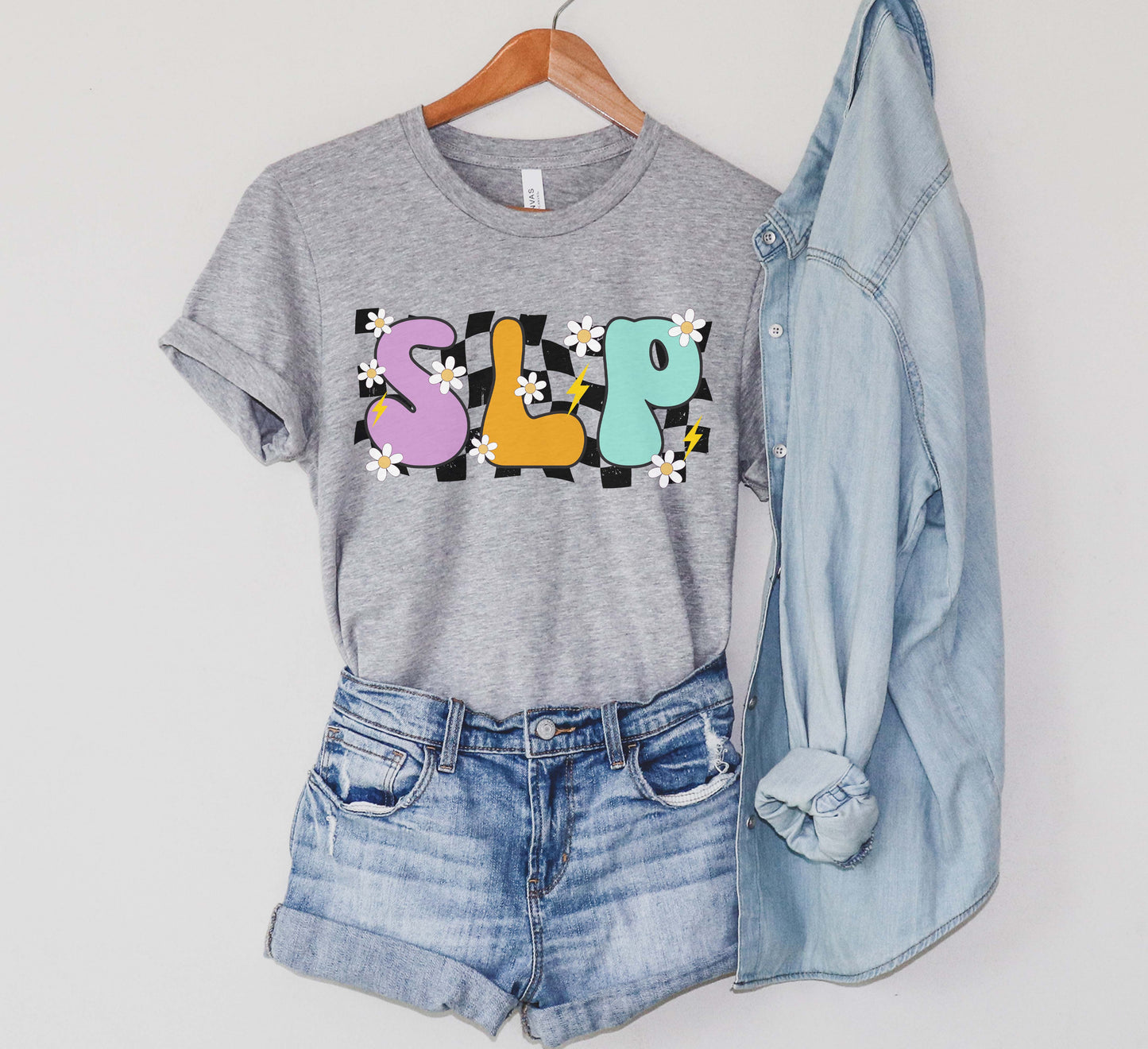 retro daisy SLP t-shirt
