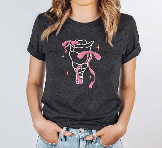 pink bow SLP t-shirt