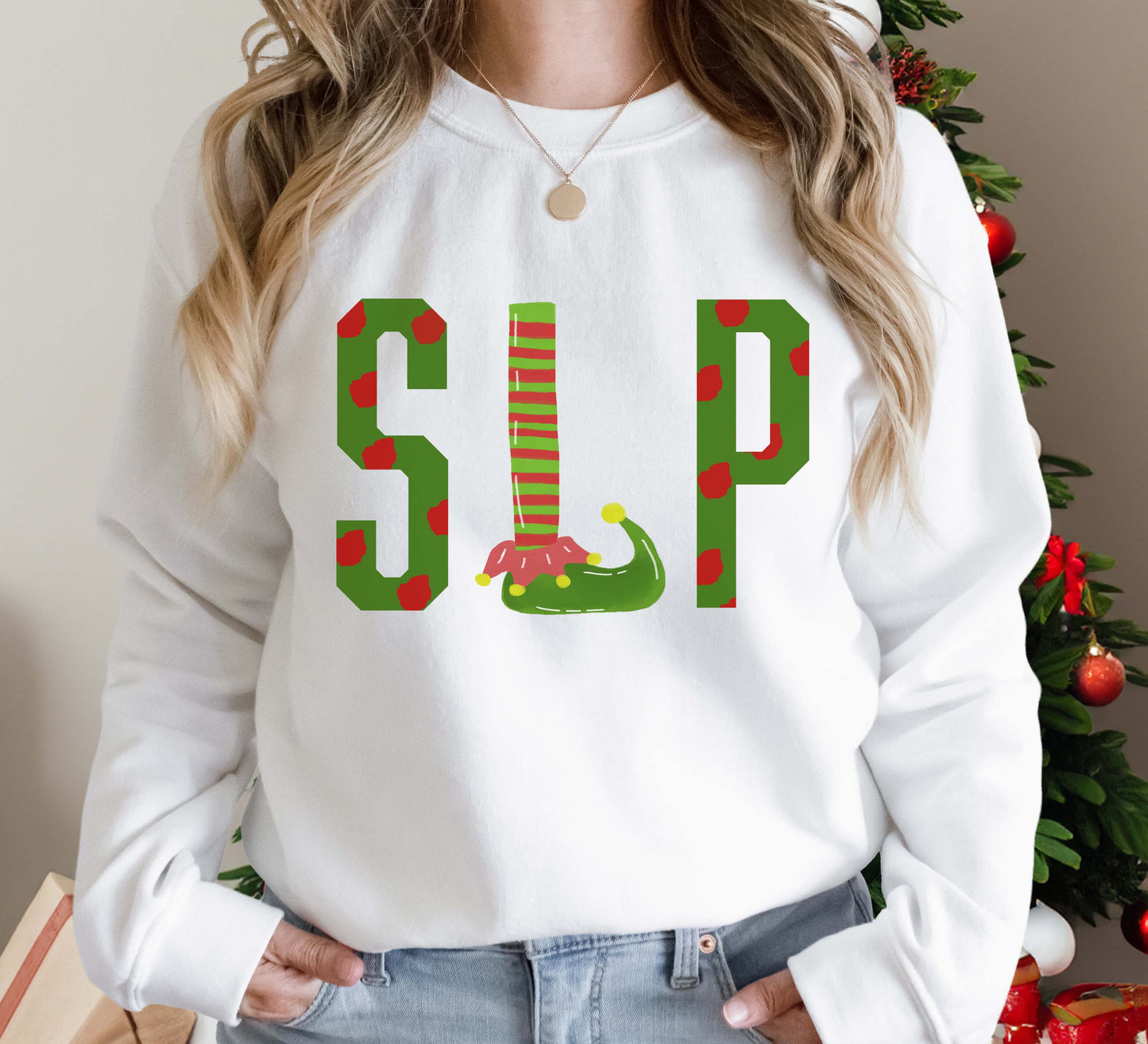 Christmas speech therapy sweatshirt