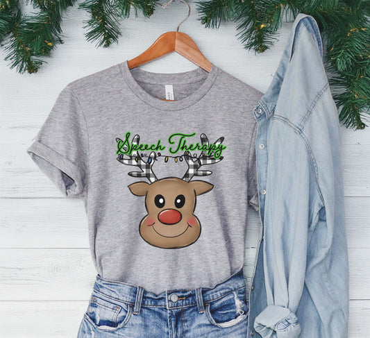 Christmas speech therapy t-shirt