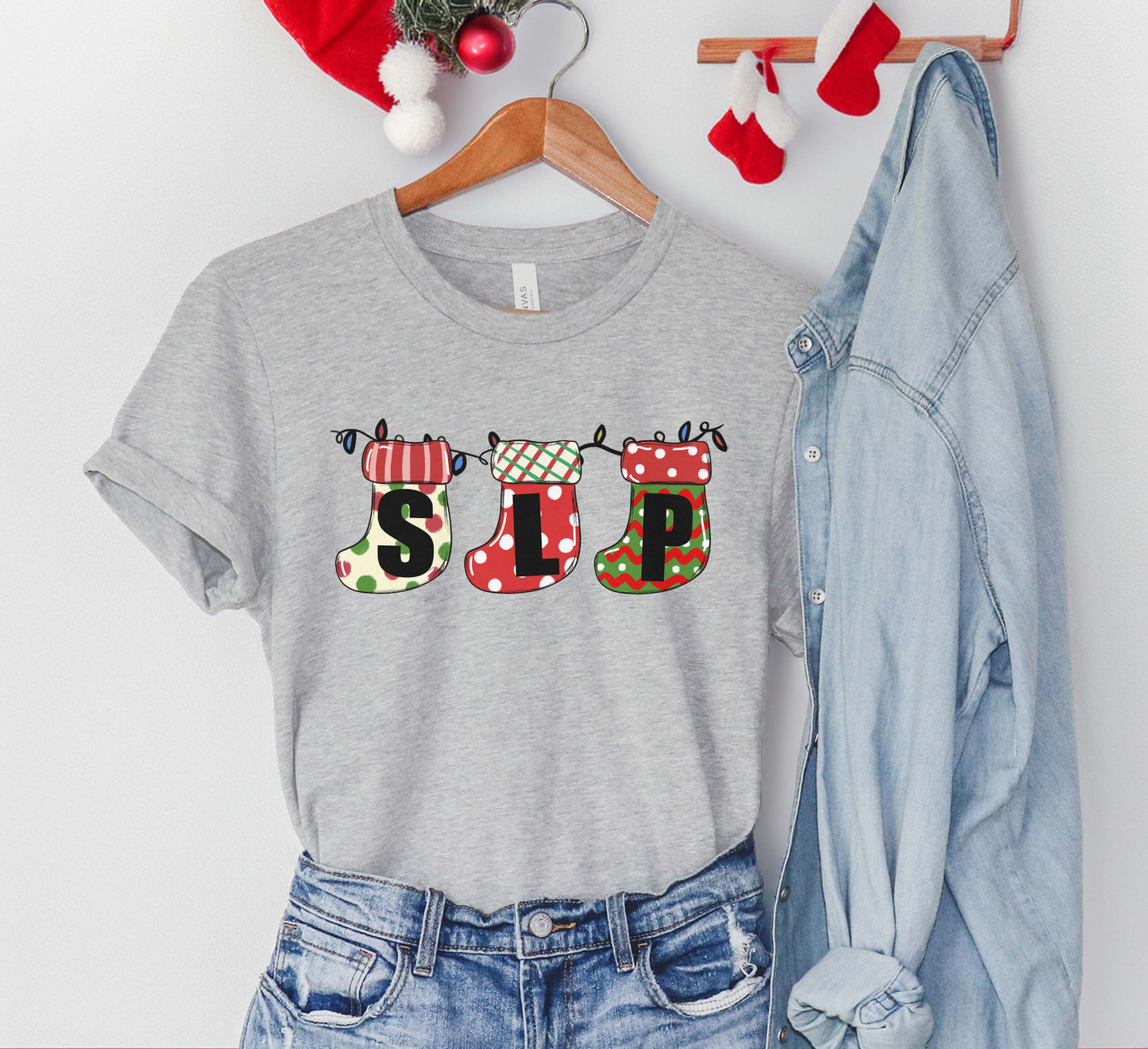 Christmas speech therapy t-shirt
