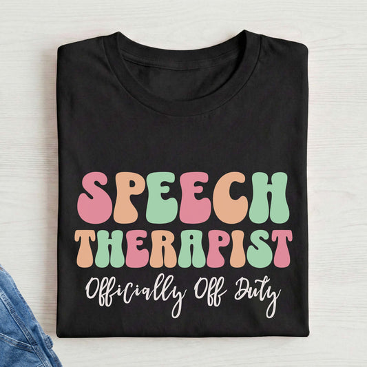 Retired Speech Therapist t-shirt