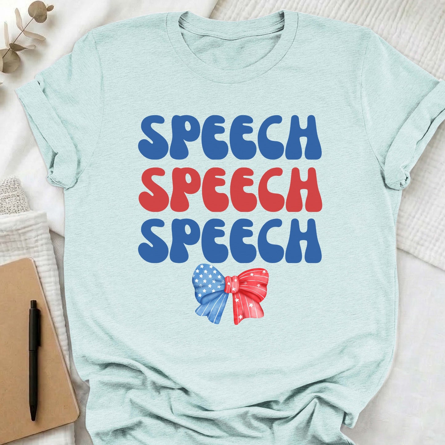 4th of July slp shirt