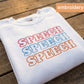 Embroidered speech Sweatshirt
