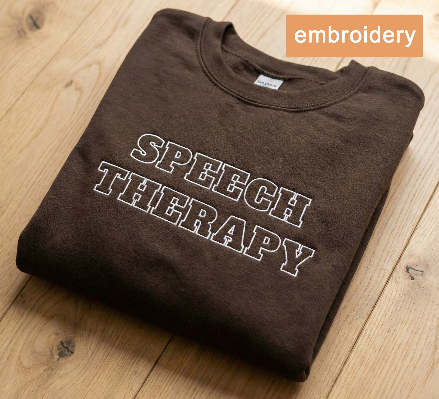 Embroidered SPEECH Sweatshirt
