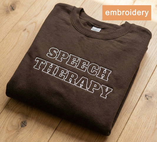 Embroidered SPEECH Sweatshirt