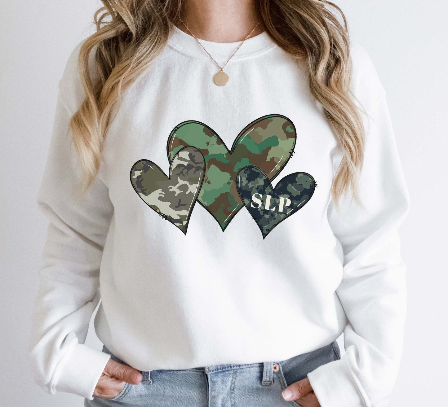 Camo heart SLP Sweatshirt