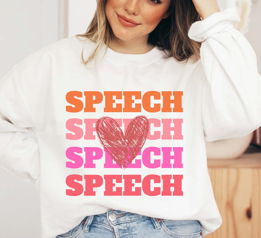Speech heart Sweatshirt